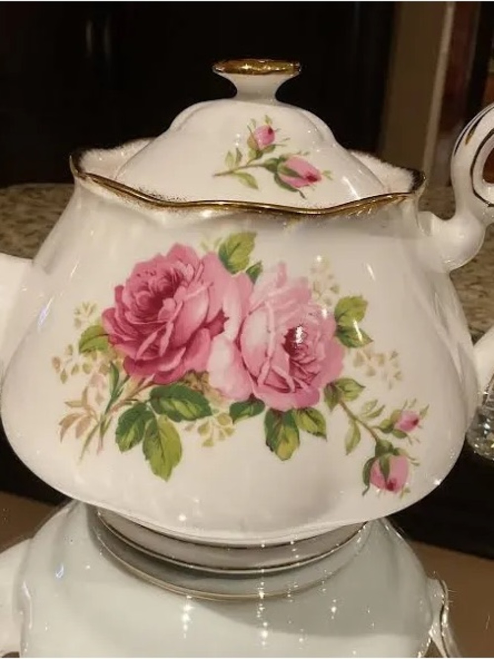Rare Royal Albert American beauty teacup